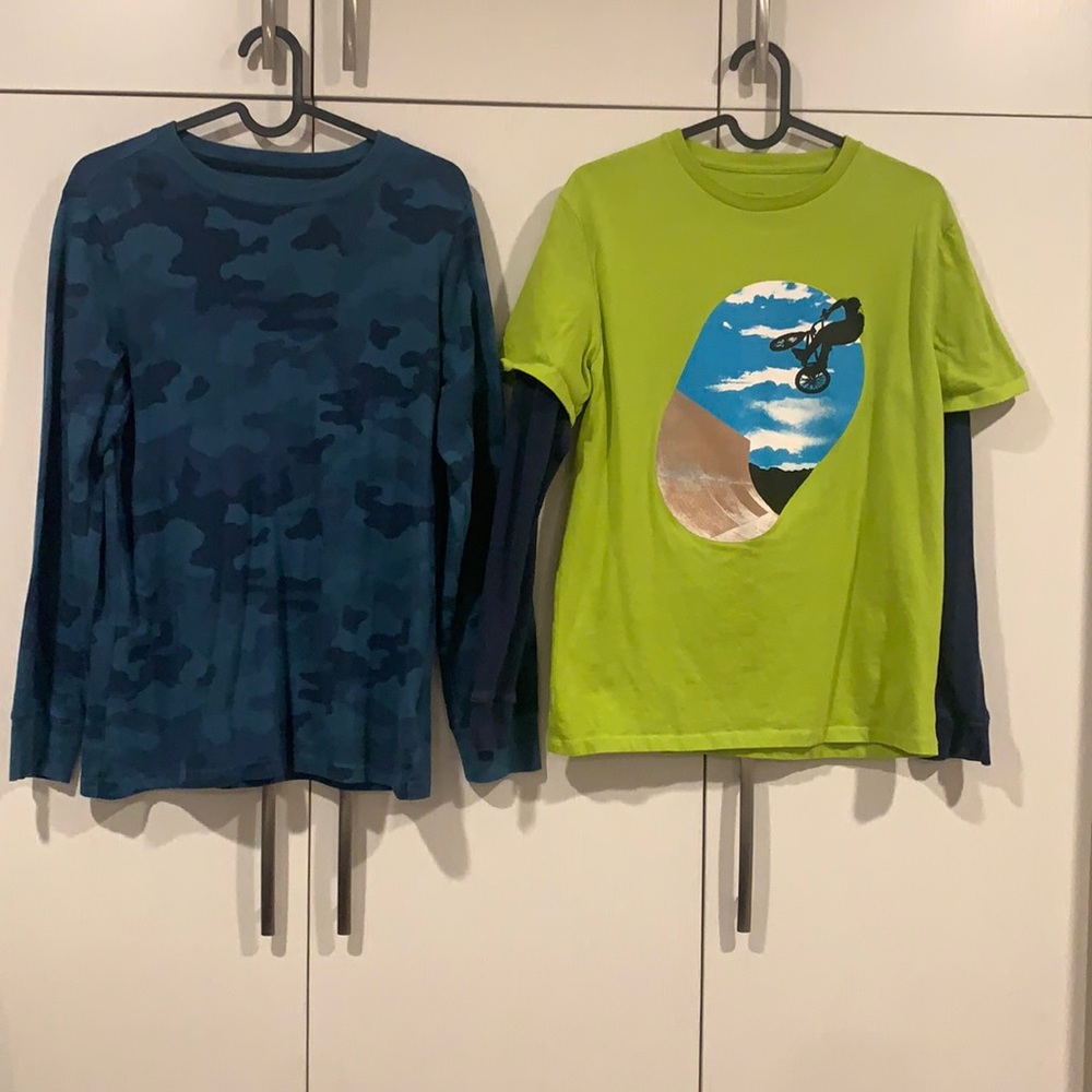 Boy long sleeve blouse bundle 2